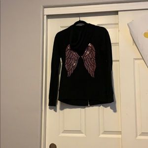 Black and Pink Victoria’s Secret Zip-up Jacket